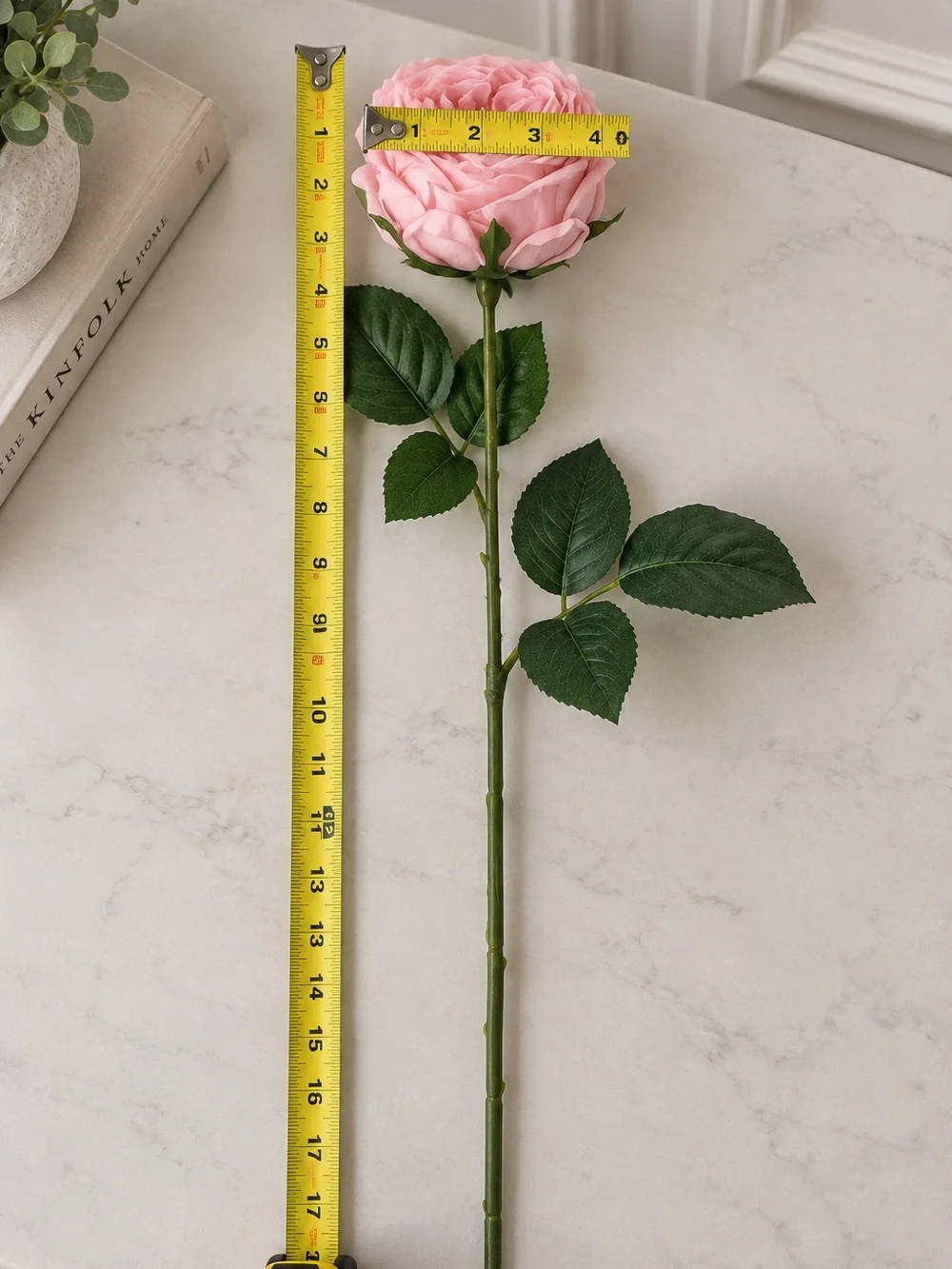 Blush Pink Faux Peony Bouquet - Unbranded